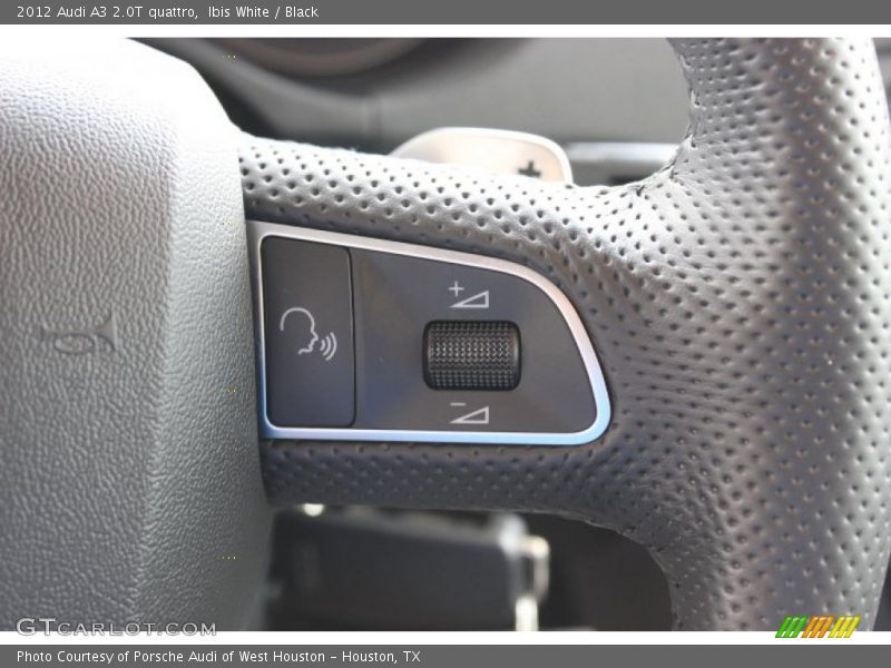 Ibis White / Black 2012 Audi A3 2.0T quattro