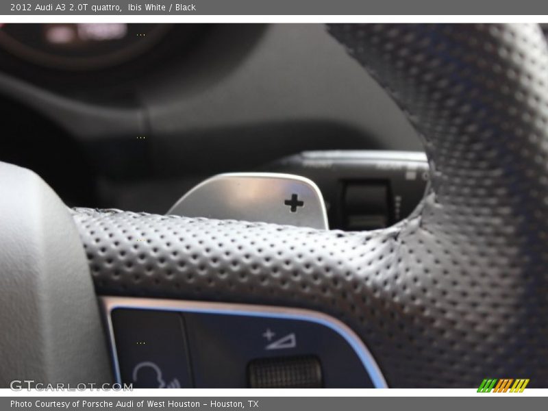 Ibis White / Black 2012 Audi A3 2.0T quattro