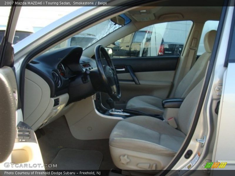 Smokestone / Beige 2007 Mazda MAZDA6 i Touring Sedan