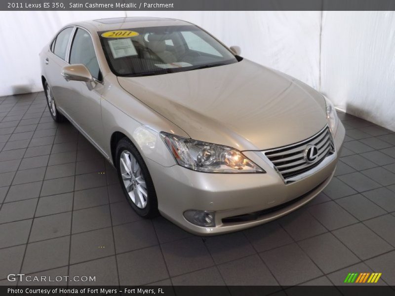 Satin Cashmere Metallic / Parchment 2011 Lexus ES 350