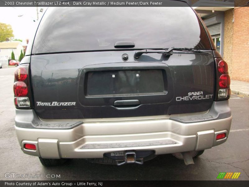 Dark Gray Metallic / Medium Pewter/Dark Pewter 2003 Chevrolet TrailBlazer LTZ 4x4