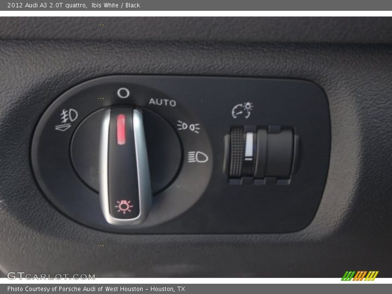 Ibis White / Black 2012 Audi A3 2.0T quattro