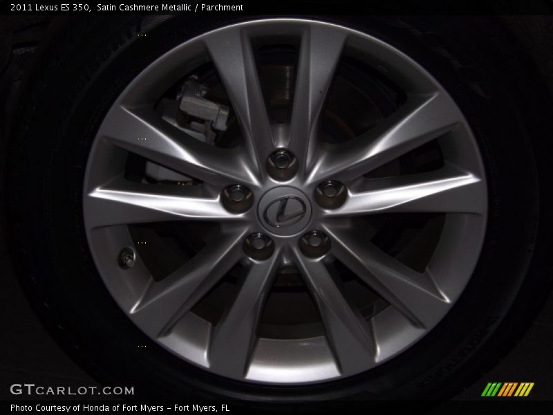 Satin Cashmere Metallic / Parchment 2011 Lexus ES 350