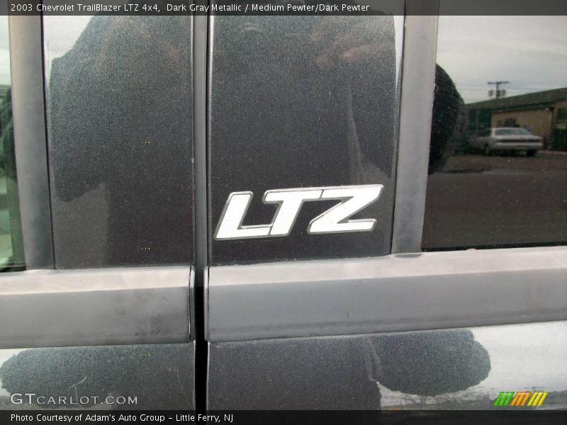 Dark Gray Metallic / Medium Pewter/Dark Pewter 2003 Chevrolet TrailBlazer LTZ 4x4
