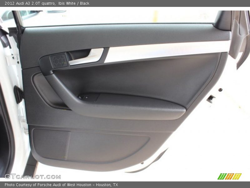 Ibis White / Black 2012 Audi A3 2.0T quattro