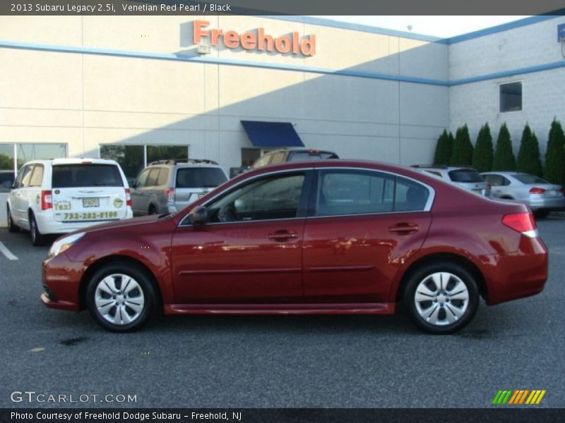 Venetian Red Pearl / Black 2013 Subaru Legacy 2.5i