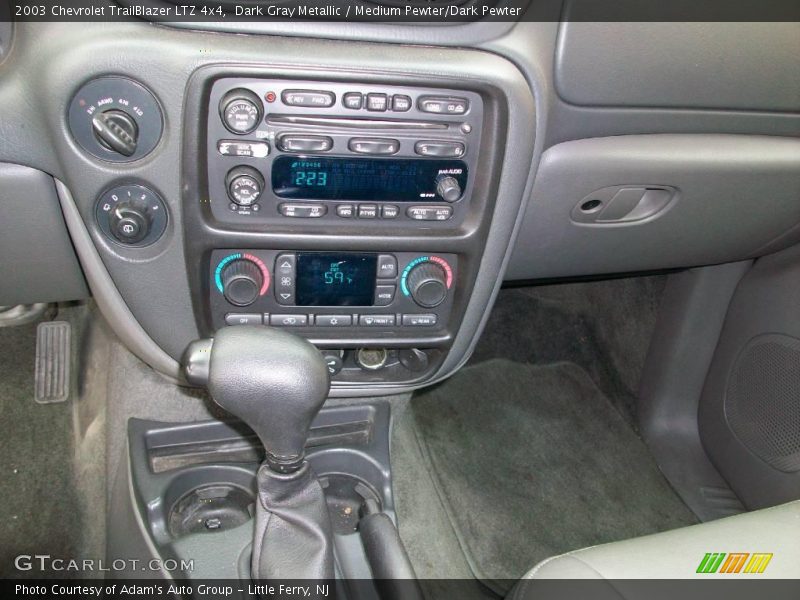 Dark Gray Metallic / Medium Pewter/Dark Pewter 2003 Chevrolet TrailBlazer LTZ 4x4
