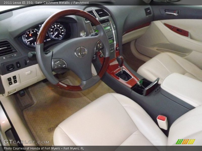Satin Cashmere Metallic / Parchment 2011 Lexus ES 350
