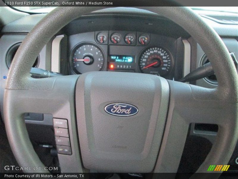 Oxford White / Medium Stone 2010 Ford F150 STX SuperCab