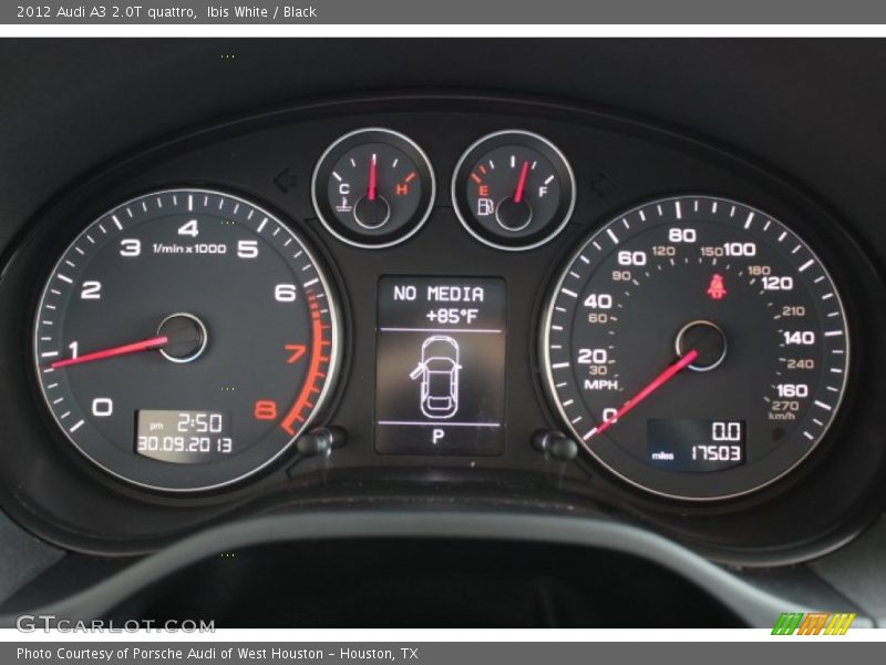  2012 A3 2.0T quattro 2.0T quattro Gauges