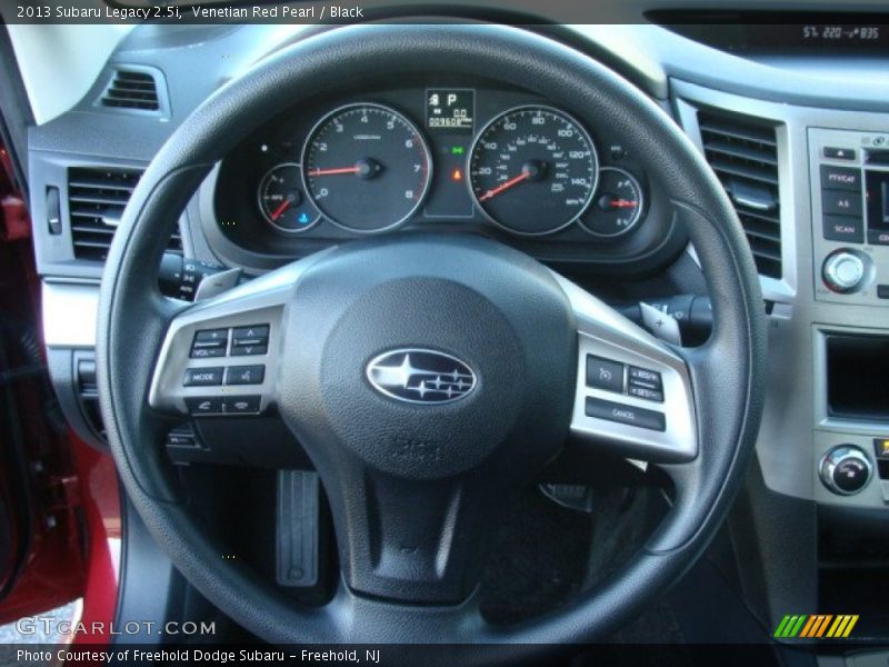Venetian Red Pearl / Black 2013 Subaru Legacy 2.5i