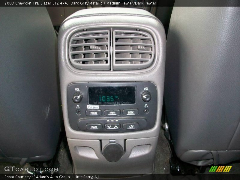 Dark Gray Metallic / Medium Pewter/Dark Pewter 2003 Chevrolet TrailBlazer LTZ 4x4