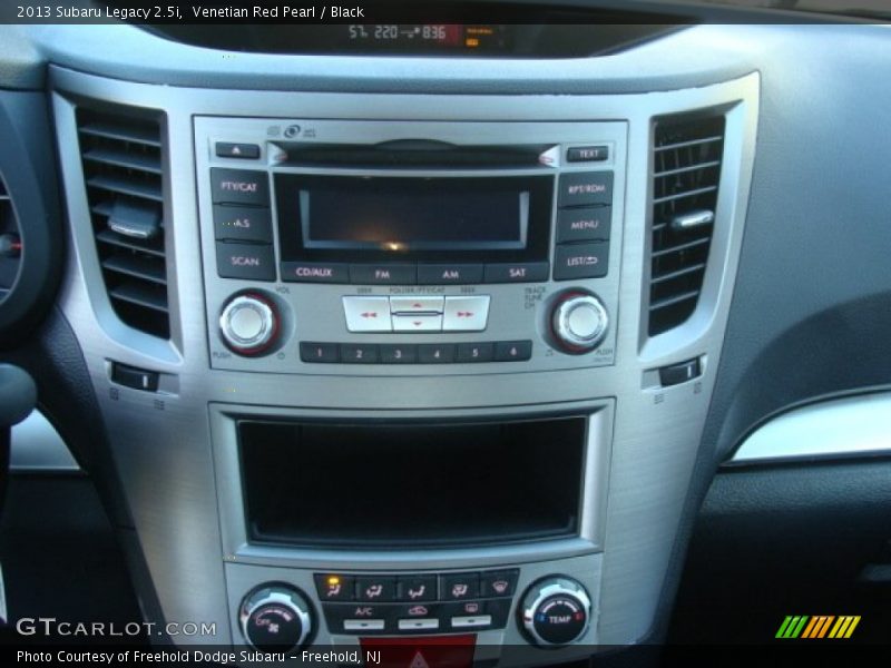 Venetian Red Pearl / Black 2013 Subaru Legacy 2.5i