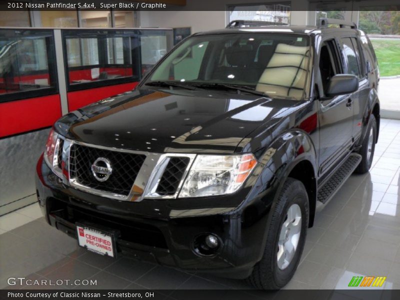 Super Black / Graphite 2012 Nissan Pathfinder S 4x4