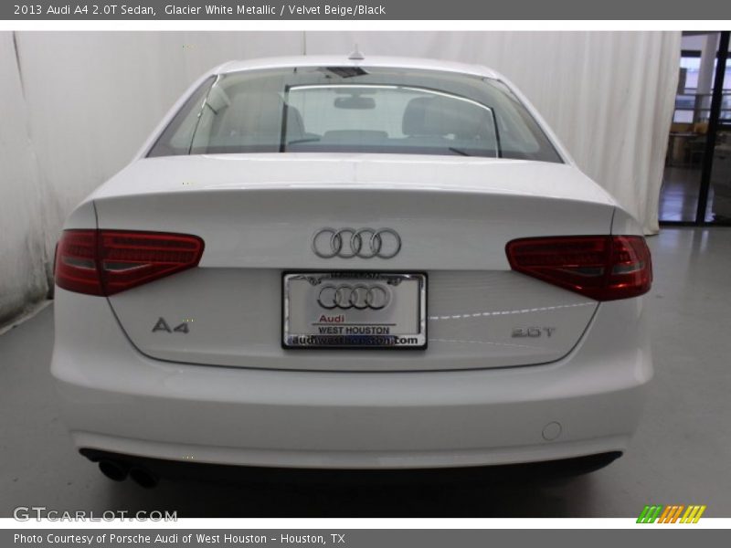 Glacier White Metallic / Velvet Beige/Black 2013 Audi A4 2.0T Sedan