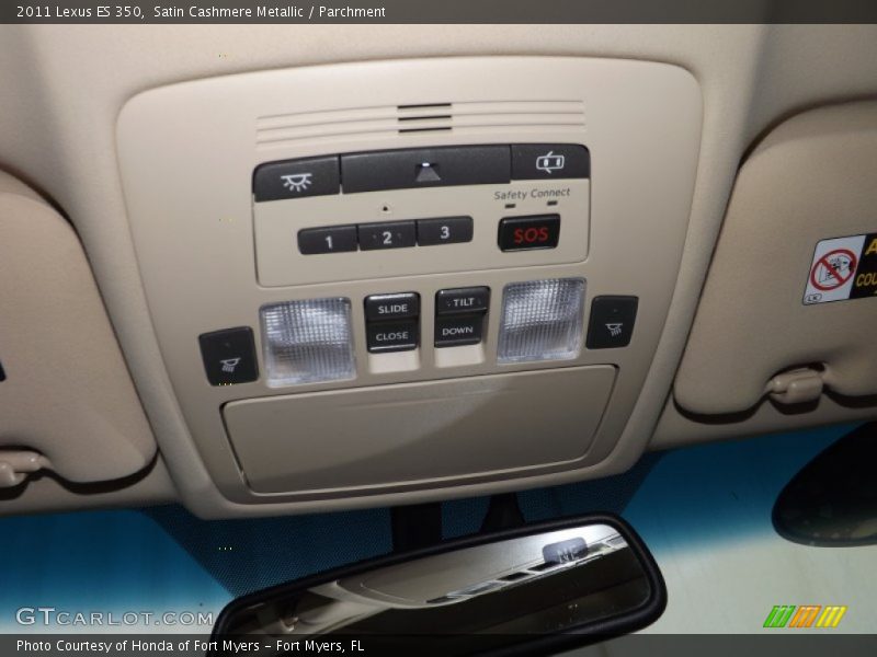 Satin Cashmere Metallic / Parchment 2011 Lexus ES 350