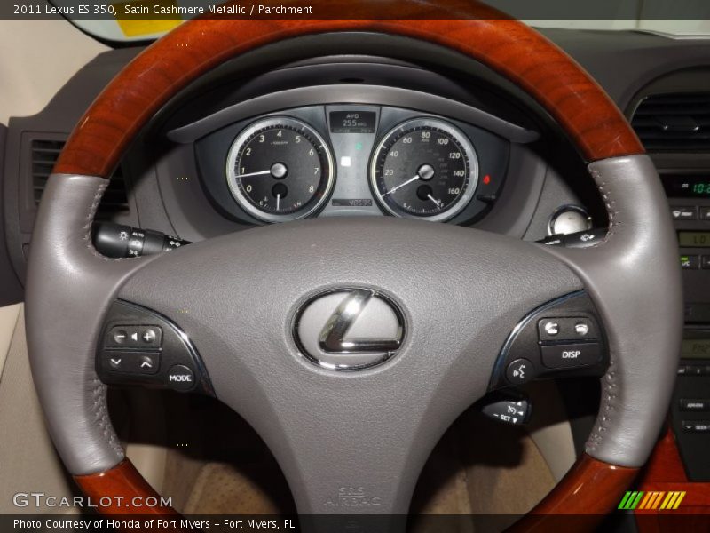 Satin Cashmere Metallic / Parchment 2011 Lexus ES 350