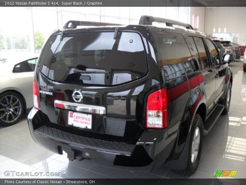 Super Black / Graphite 2012 Nissan Pathfinder S 4x4