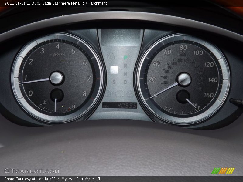 Satin Cashmere Metallic / Parchment 2011 Lexus ES 350