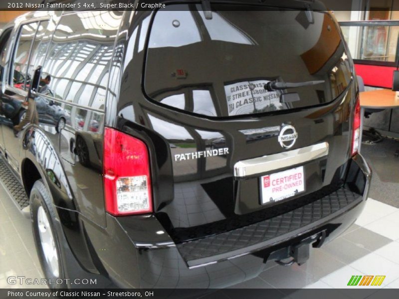 Super Black / Graphite 2012 Nissan Pathfinder S 4x4
