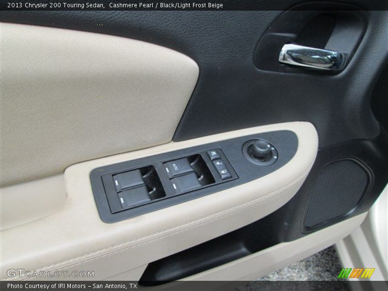 Cashmere Pearl / Black/Light Frost Beige 2013 Chrysler 200 Touring Sedan