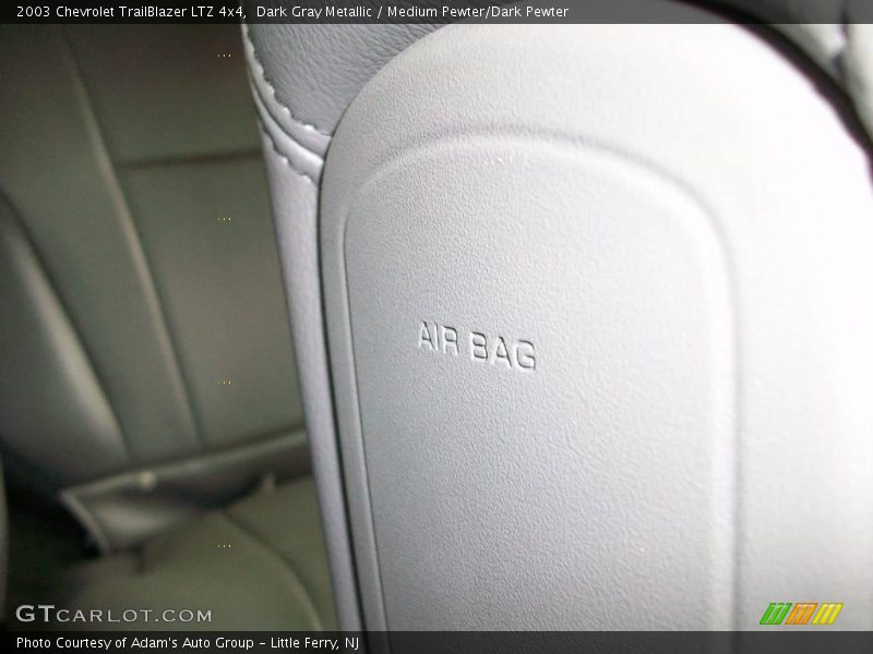 Dark Gray Metallic / Medium Pewter/Dark Pewter 2003 Chevrolet TrailBlazer LTZ 4x4