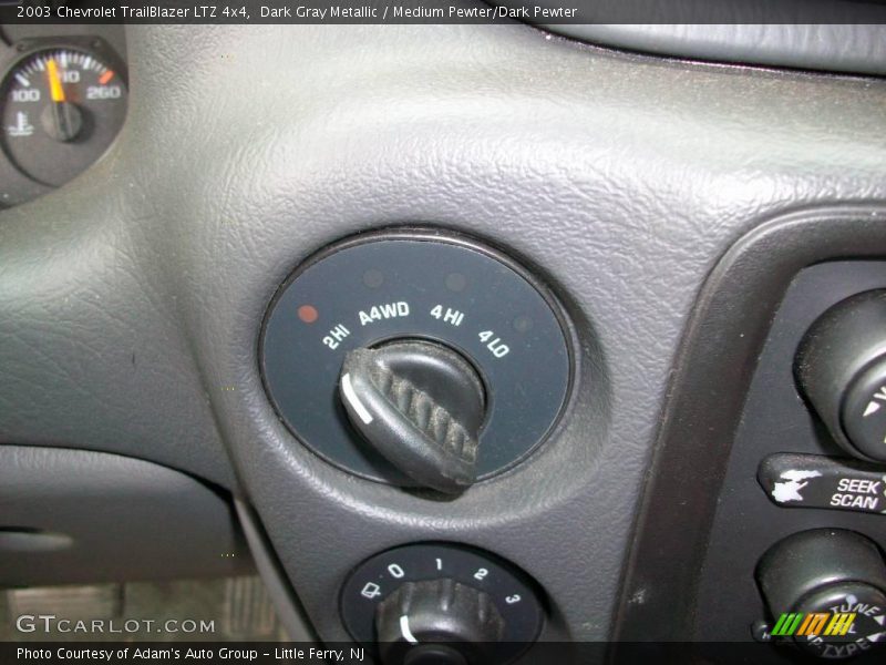 Dark Gray Metallic / Medium Pewter/Dark Pewter 2003 Chevrolet TrailBlazer LTZ 4x4