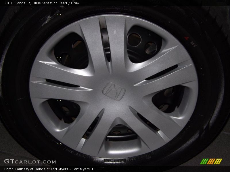 Blue Sensation Pearl / Gray 2010 Honda Fit