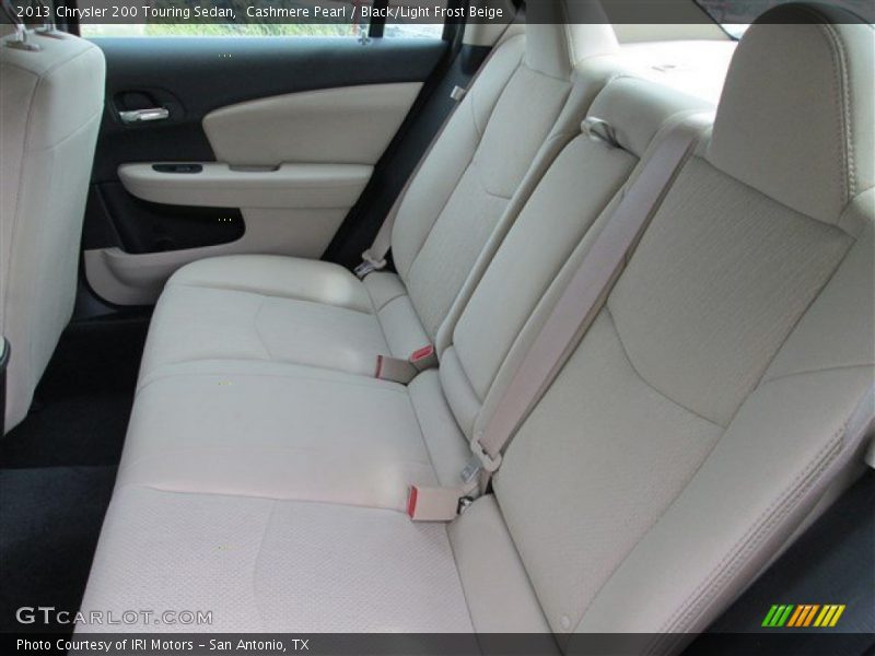 Cashmere Pearl / Black/Light Frost Beige 2013 Chrysler 200 Touring Sedan