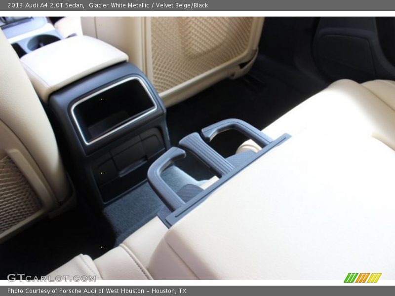 Glacier White Metallic / Velvet Beige/Black 2013 Audi A4 2.0T Sedan