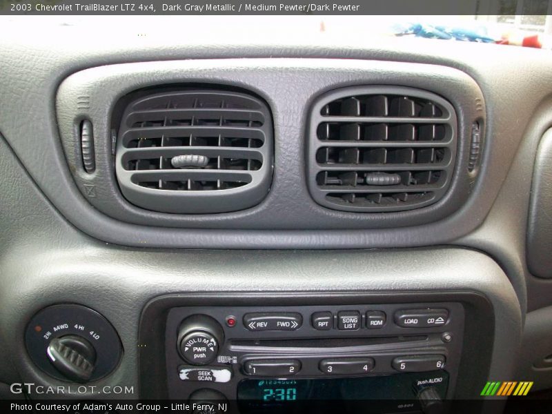 Dark Gray Metallic / Medium Pewter/Dark Pewter 2003 Chevrolet TrailBlazer LTZ 4x4