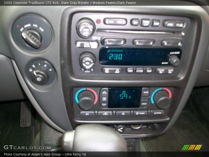 Dark Gray Metallic / Medium Pewter/Dark Pewter 2003 Chevrolet TrailBlazer LTZ 4x4