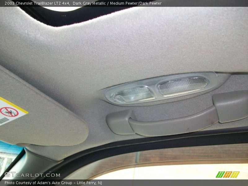 Dark Gray Metallic / Medium Pewter/Dark Pewter 2003 Chevrolet TrailBlazer LTZ 4x4