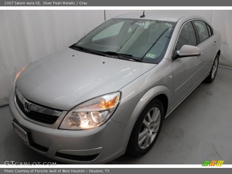 Silver Pearl Metallic / Gray 2007 Saturn Aura XE