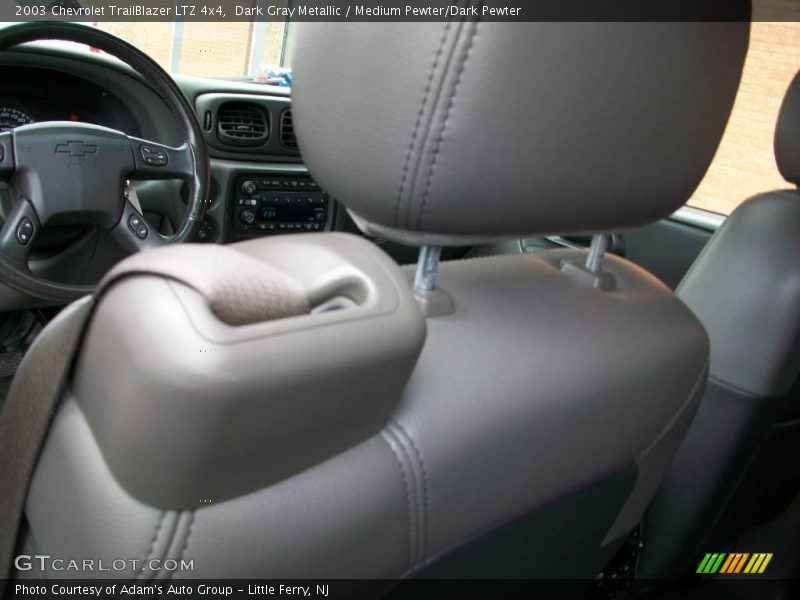 Dark Gray Metallic / Medium Pewter/Dark Pewter 2003 Chevrolet TrailBlazer LTZ 4x4