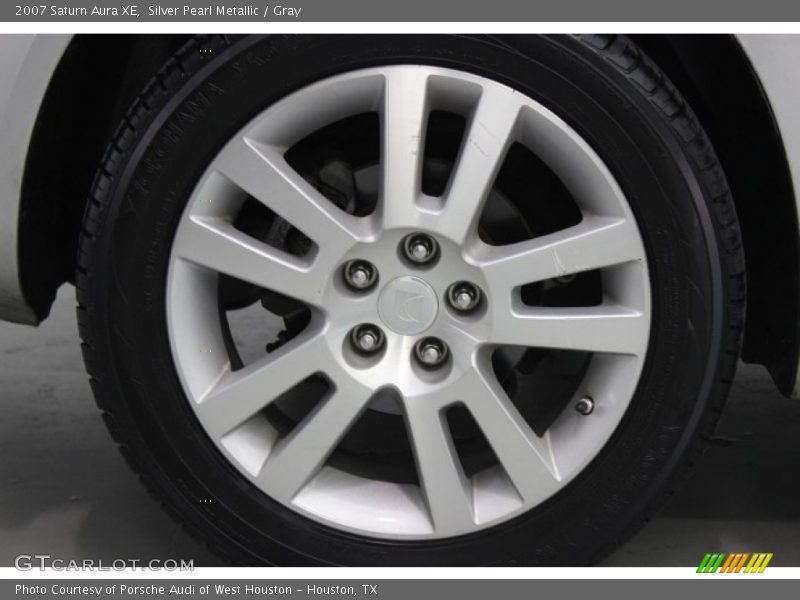 Silver Pearl Metallic / Gray 2007 Saturn Aura XE