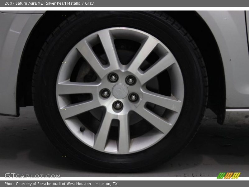 Silver Pearl Metallic / Gray 2007 Saturn Aura XE