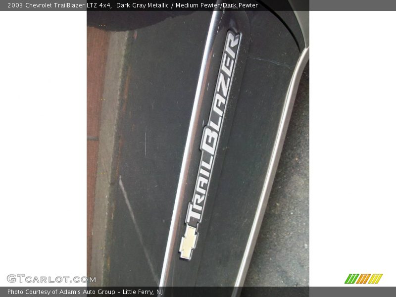 Dark Gray Metallic / Medium Pewter/Dark Pewter 2003 Chevrolet TrailBlazer LTZ 4x4