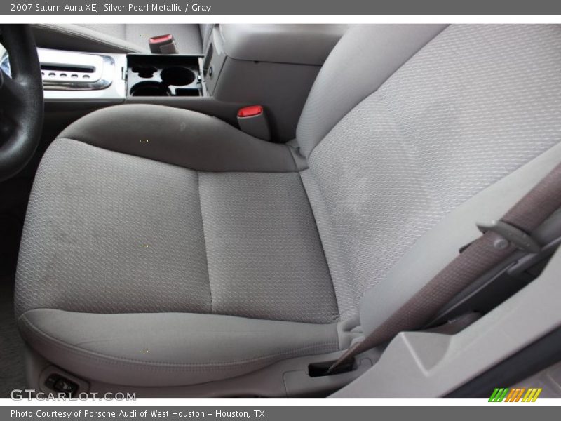 Silver Pearl Metallic / Gray 2007 Saturn Aura XE