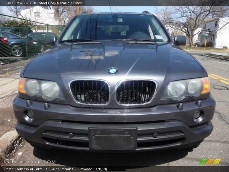 Steel Grey Metallic / Black 2003 BMW X5 3.0i