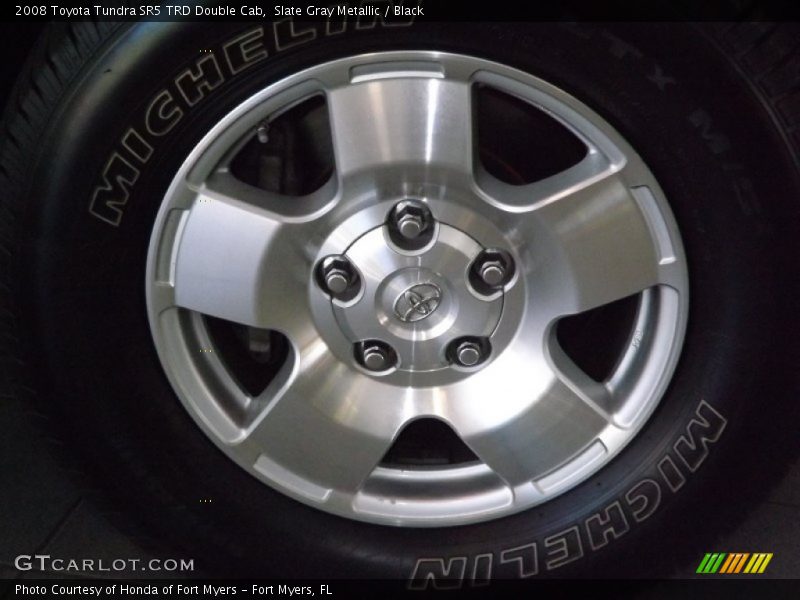 Slate Gray Metallic / Black 2008 Toyota Tundra SR5 TRD Double Cab