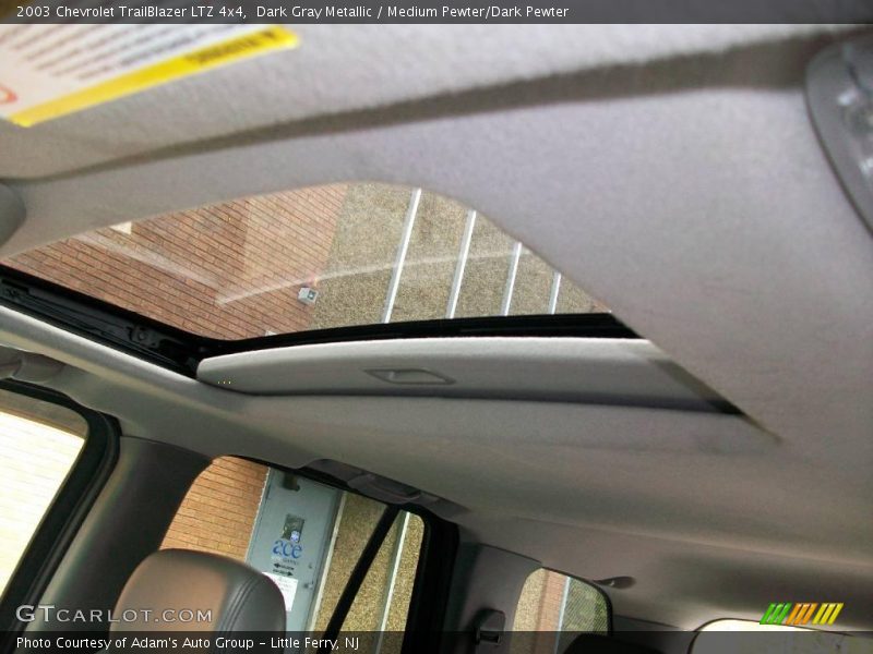 Dark Gray Metallic / Medium Pewter/Dark Pewter 2003 Chevrolet TrailBlazer LTZ 4x4