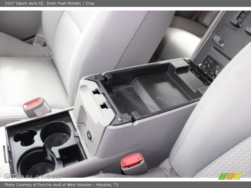 Silver Pearl Metallic / Gray 2007 Saturn Aura XE