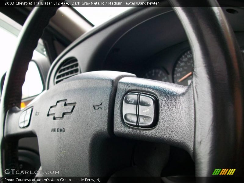 Dark Gray Metallic / Medium Pewter/Dark Pewter 2003 Chevrolet TrailBlazer LTZ 4x4