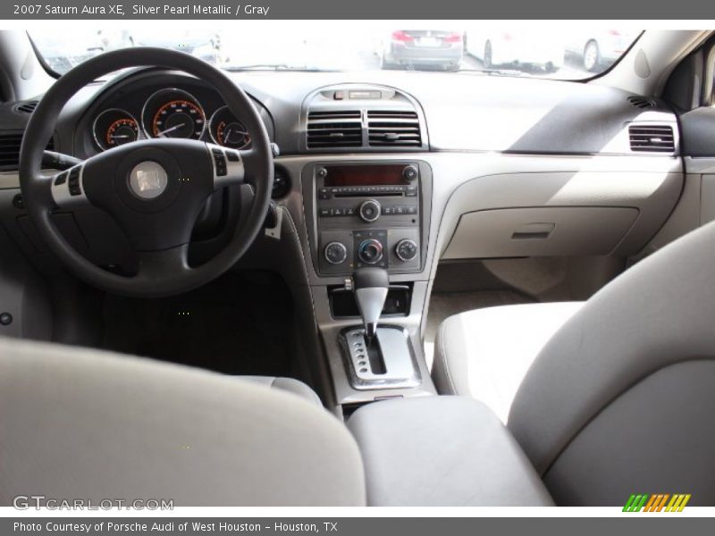 Silver Pearl Metallic / Gray 2007 Saturn Aura XE