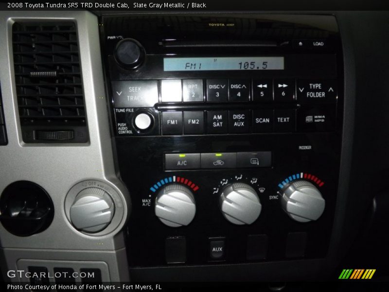 Slate Gray Metallic / Black 2008 Toyota Tundra SR5 TRD Double Cab