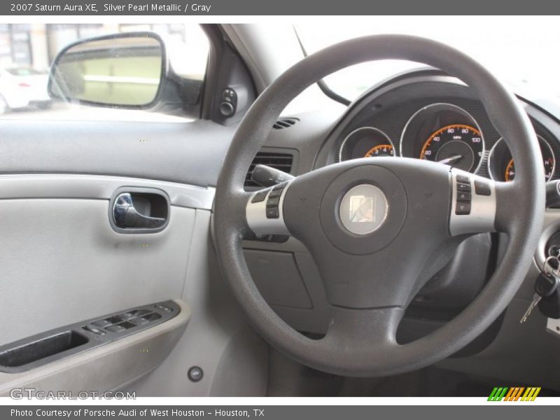 Silver Pearl Metallic / Gray 2007 Saturn Aura XE