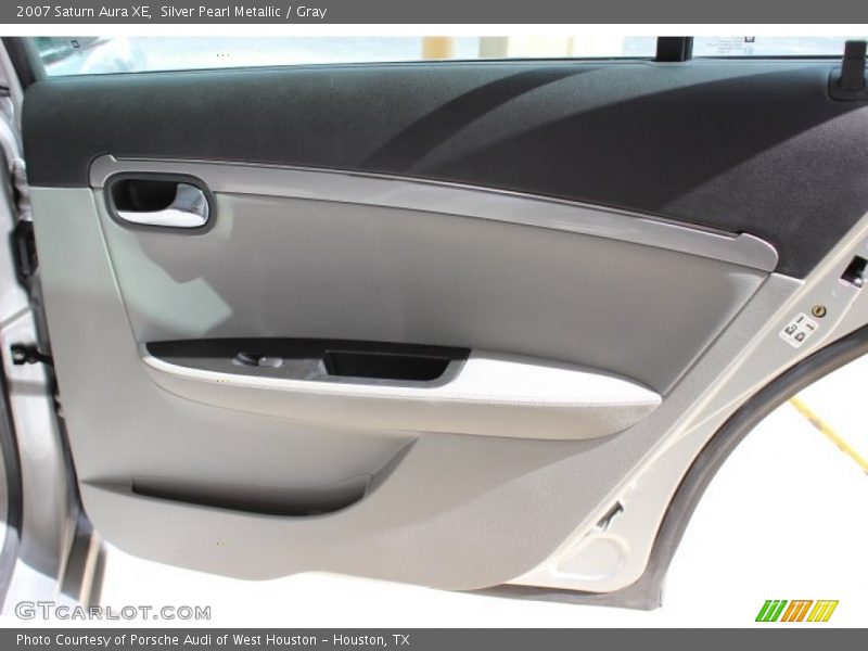 Silver Pearl Metallic / Gray 2007 Saturn Aura XE