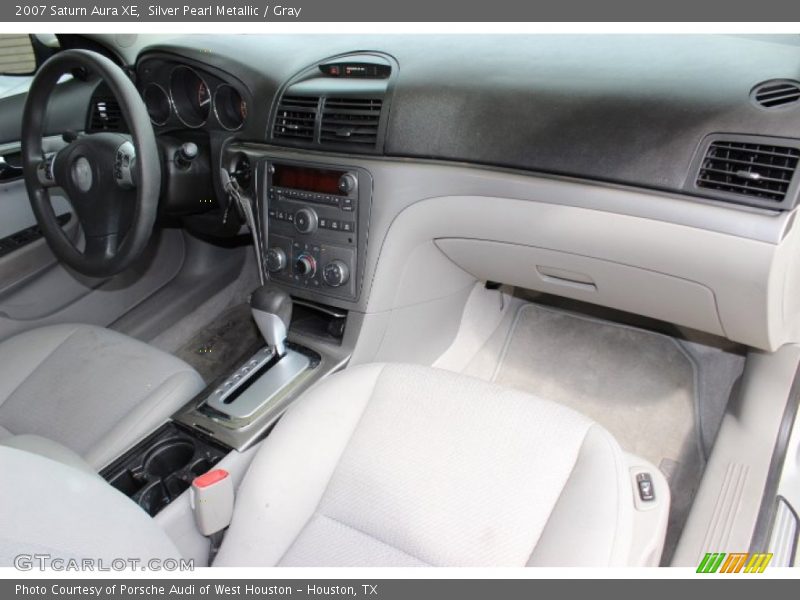 Silver Pearl Metallic / Gray 2007 Saturn Aura XE