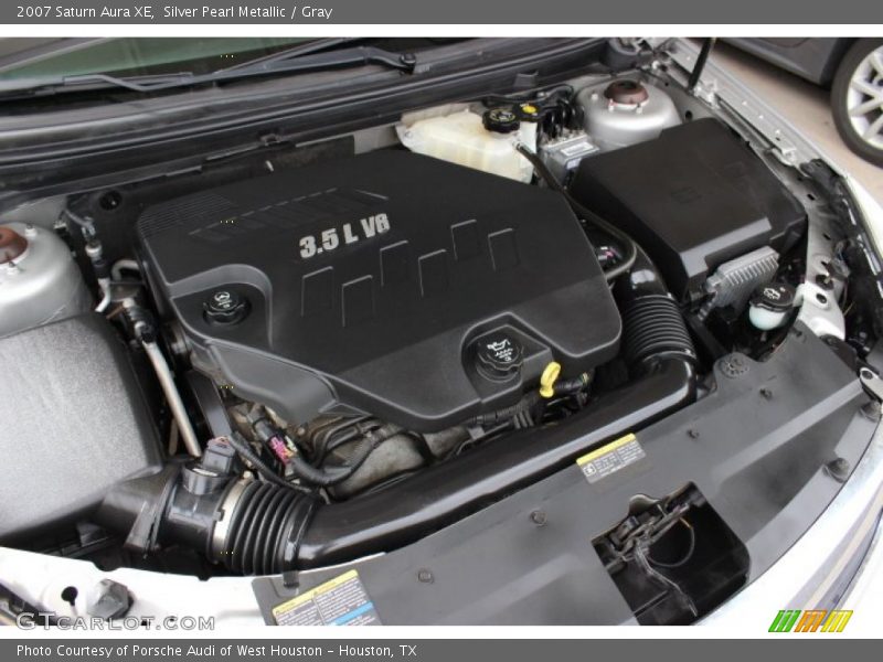 Silver Pearl Metallic / Gray 2007 Saturn Aura XE